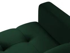 Sale Cosmopolitan Design - Poltrona "Bali" em veludo verde garrafa - 87x92x75cm Verde pinho