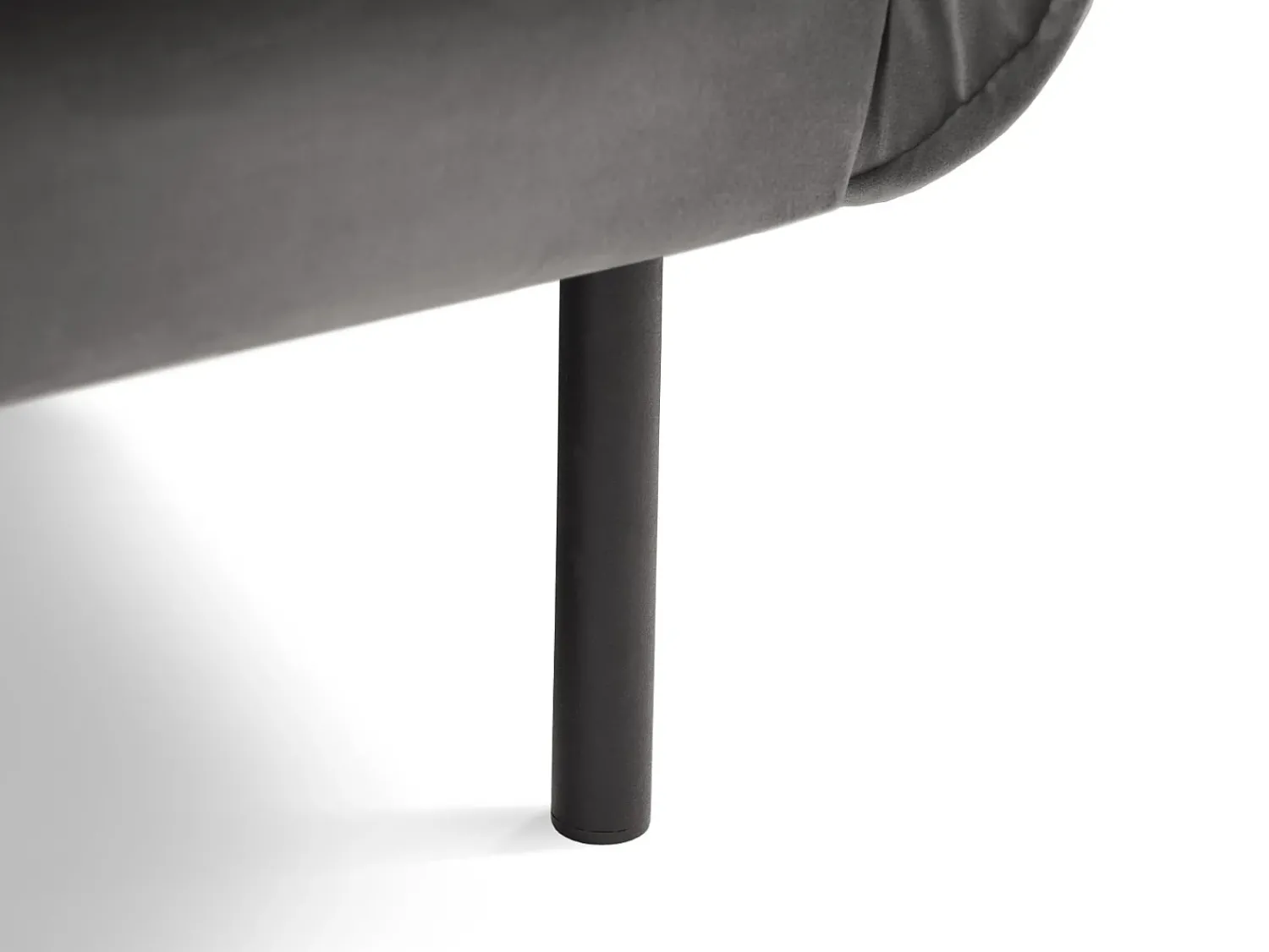 Clearance Cosmopolitan Design - Poltrona "Vienna" em veludo cinza claro - 97x94x95cm Cinzento claro
