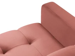 Poltrona|Cosmopolitan Design - Poltrona "Bali" em veludo - 87x92x75cm Rosa