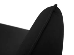 Poltrona*Cosmopolitan Design - Poltrona "Vienna" em veludo - 97x94x95cm Preto