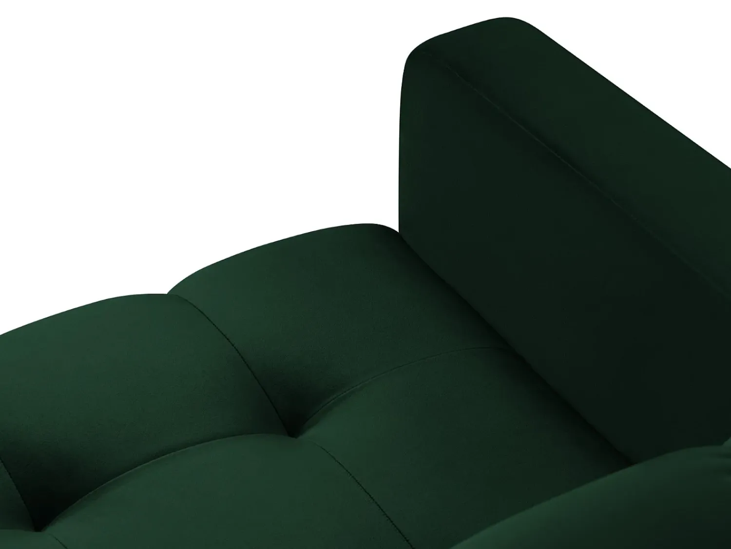 Cosmopolitan Design - Poltrona "Bali" em veludo verde garrafa - 87x92x75cm Verde pinho