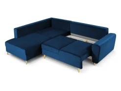 Clearance Cosmopolitan Design - Sofá convertível de canto esquerdo com caixa de arrumação 