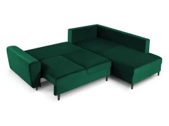 Outlet Cosmopolitan Design - Sofá convertível de canto direito com caixa de arrumação 