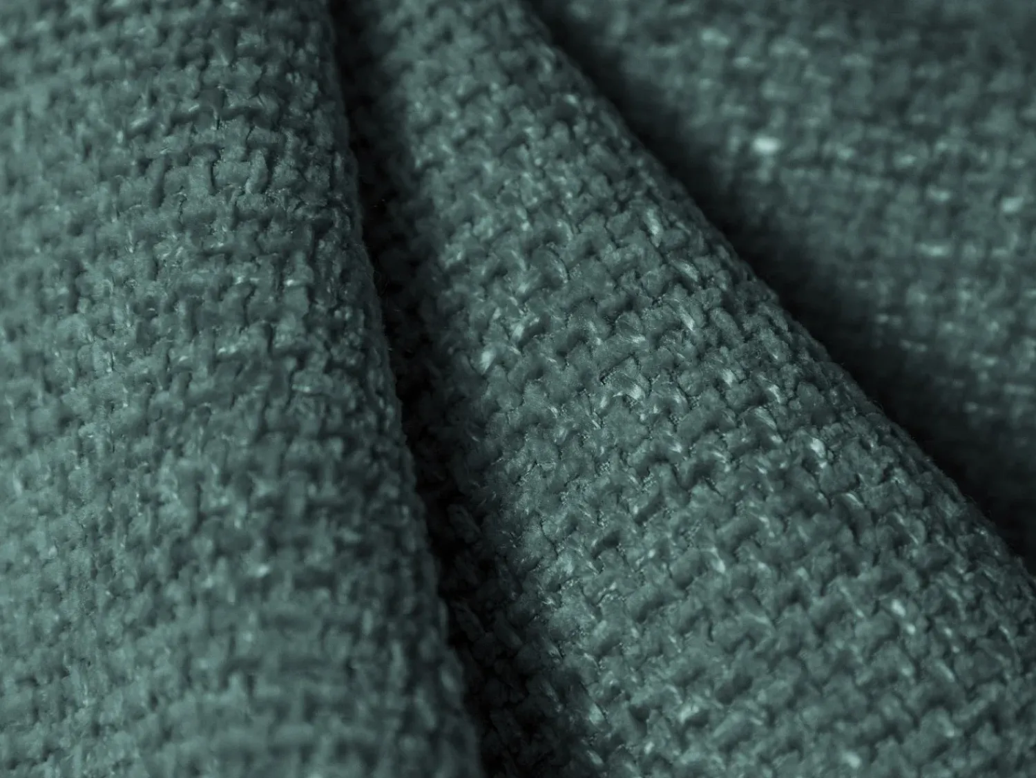 Best Cosmopolitan Design - Sofá de canto esquerdo "Arendal" 5 lugares em tecido chenille petróleo - 341x166x70cm Verde esmeralda