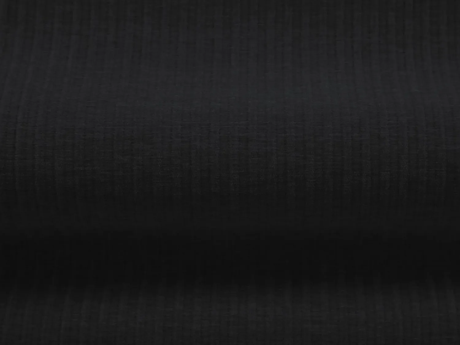 Hot Cosmopolitan Design - Sofá panorâmico "Arendal" 6 lugares em tecido chenille com efeito canelado - 364x166x70cm Preto