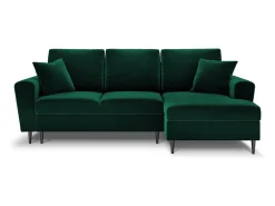 Cosmopolitan Design - Sofá convertível de canto direito com caixa de arrumação 
