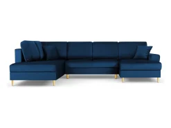 Sofá|Cosmopolitan Design - Sofá panorâmico convertível esquerdo com caixa de arrumação 