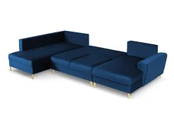 Sofá|Cosmopolitan Design - Sofá panorâmico convertível esquerdo com caixa de arrumação 