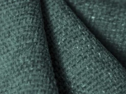 Sofá|Cosmopolitan Design - Sofá esquerdo "Arendal" 4 lugares em tecido chenille petróleo - 262x102x70cm Verde esmeralda