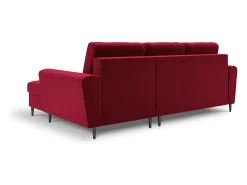 Cosmopolitan Design - Sofá convertível de canto direito com caixa de arrumação 