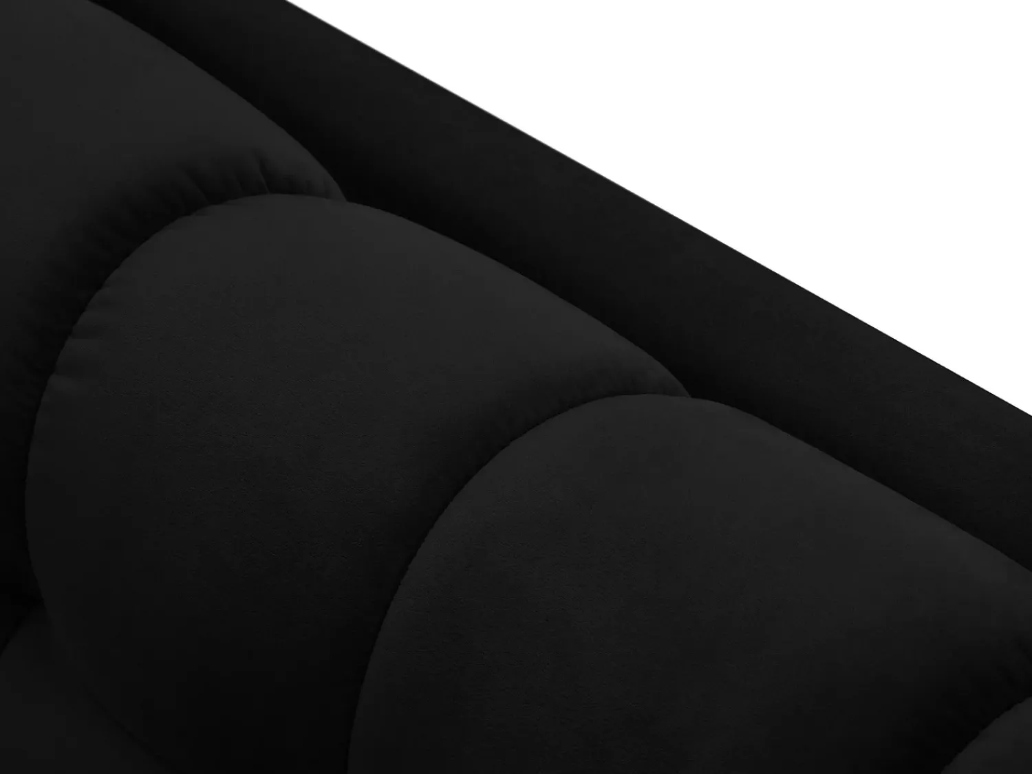 Cosmopolitan Design - Sofá "Bali" 4 lugares em veludo - 217x92x75cm^ Sofá