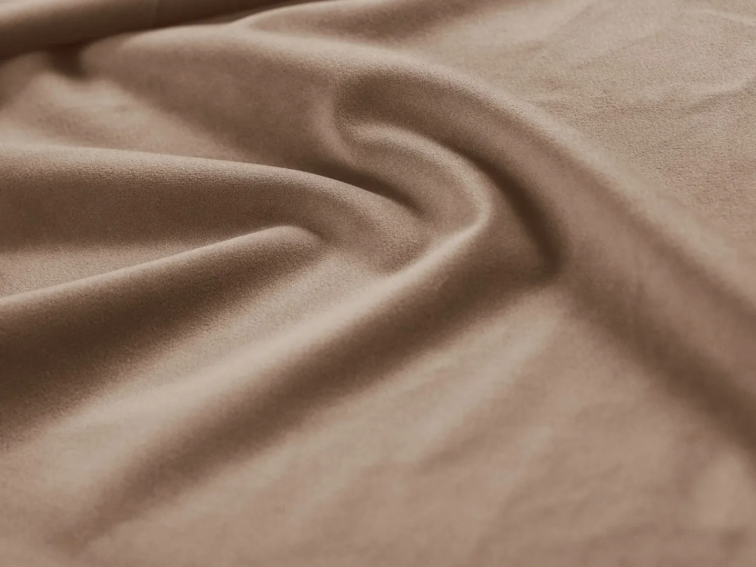 Sofá*Cosmopolitan Design - Sofá de canto direito panorâmico "Bali" 7 lugares em veludo - 327x256x75cm Bege