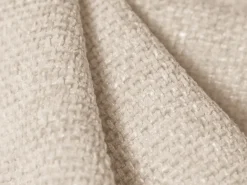 Sofá|Cosmopolitan Design - Sofá "Nolio" 3 lugares em tecido chenille claro - 235x95x72cm Bege