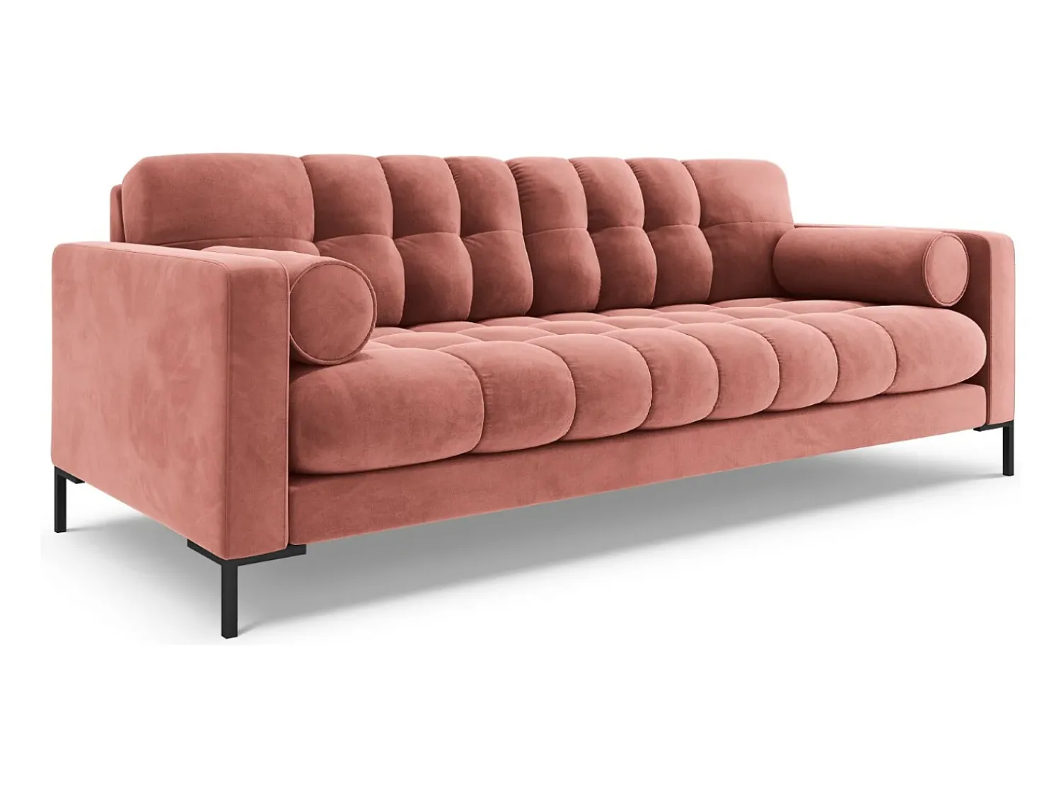 Cosmopolitan Design - Sofá "Bali" 3 lugares em veludo - 177x92x75cm^ Sofá