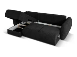 New Cosmopolitan Design - Sofá convertível de canto esquerdo com caixa de arrumação