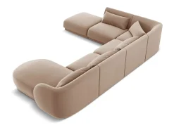 Cosmopolitan Design - Sofá de canto panorâmico à esquerda 