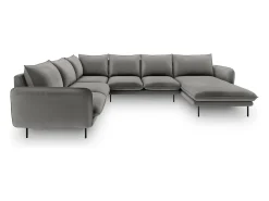 New Cosmopolitan Design - Sofá de canto panorâmico à esquerda 