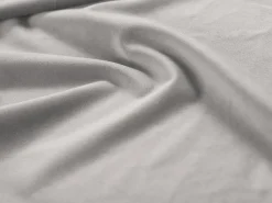 Sofá*Cosmopolitan Design - Sofá de canto direito "Bali" 5 lugares em veludo prata - 293x185x75cm Prateado