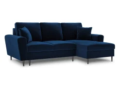 New Cosmopolitan Design - Sofá convertível de canto direito com caixa de arrumação 