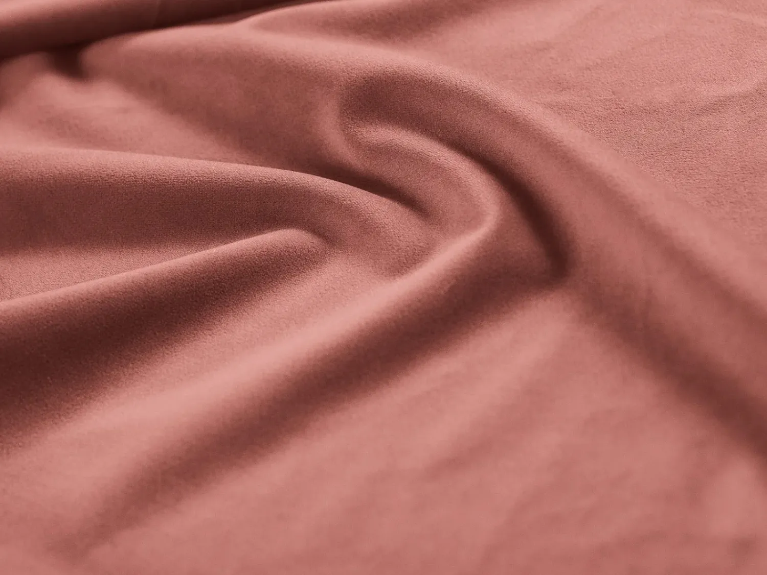 Clearance Cosmopolitan Design - Sofá de canto direito "Bali" 5 lugares em veludo - 293x185x75cm Rosa