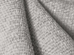 Sofá|Cosmopolitan Design - Sofá "Arendal" 4 lugares em tecido chenille cinza claro - 244x102x70cm Cinzento claro