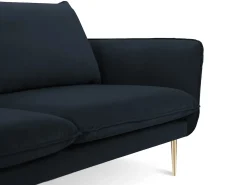 Cosmopolitan Design - Sofá "Vienna" 4 lugares em veludo - 230x92x95cm^ Sofá