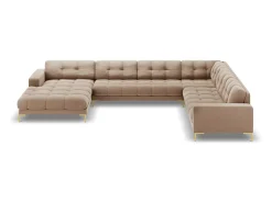 Cosmopolitan Design - Sofá de canto direito panorâmico 