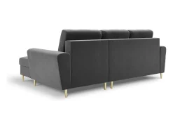 Cosmopolitan Design - Sofá convertível de canto direito com caixa de arrumação 