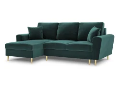 Sofá*Cosmopolitan Design - Sofá convertível de canto esquerdo com caixa de arrumação 
