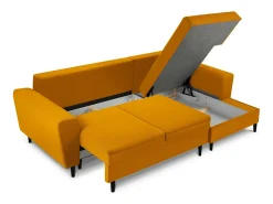 Sofá*Cosmopolitan Design - Sofá convertível de canto direito com caixa de arrumação 