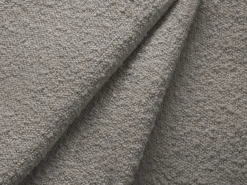 Sofá*Cosmopolitan Design - Sofá convertível de canto direito com caixa de arrumação "Kyoto" 4 lugares em tecido bouclé cinza - 241x145x88cm Cinzento