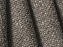 Sofá*Cosmopolitan Design - Sofá de canto simétrico "Tulum" 5 lugares em tecido chenille cinza - 255x255x70cm Cinzento