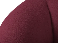 Sofá*Cosmopolitan Design - Sofá "Essen" 3 lugares em tecido bouclé - 230x95x86cm Bordeaux