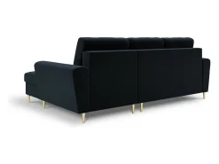 Best Cosmopolitan Design - Sofá convertível de canto direito com caixa de arrumação 