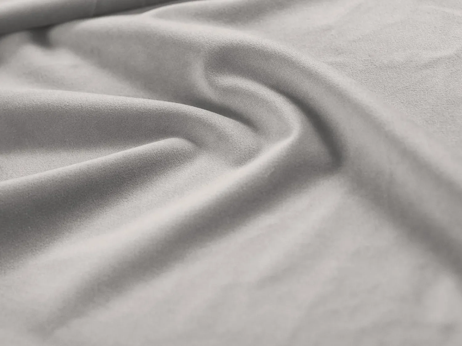 Sofá*Cosmopolitan Design - Sofá de canto direito "Bali" 5 lugares em veludo prata - 293x185x75cm Prateado