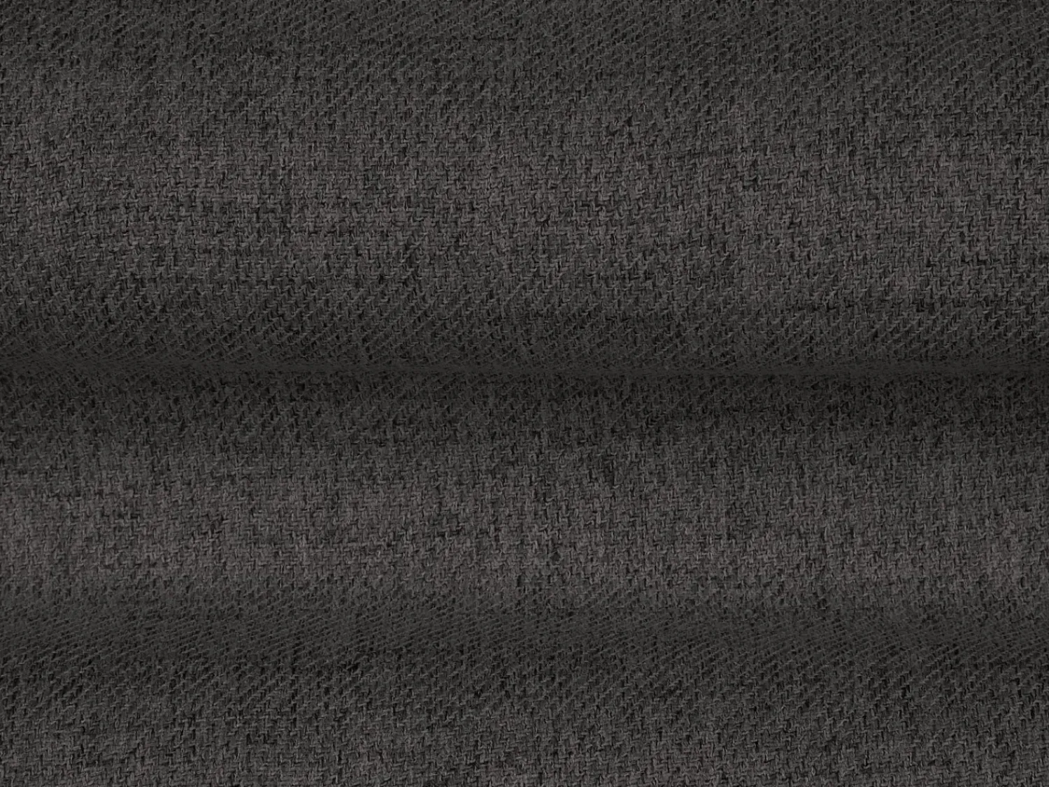 Cosmopolitan Design - Sofá de canto direito panorâmico "Bali" 7 lugares em tecido estrutural cinza escuro - 327x256x75cm^ Sofá