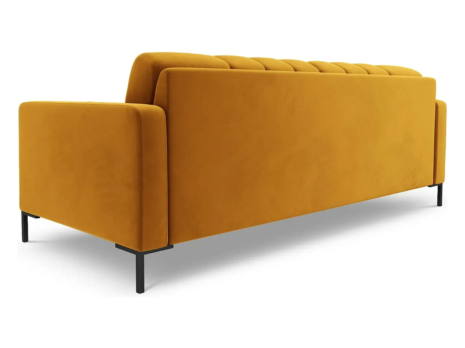 Cosmopolitan Design - Sofá "Bali" 4 lugares em veludo - 217x92x75cm^ Sofá