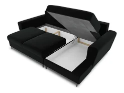 Sofá*Cosmopolitan Design - Sofá convertível de canto direito com caixa de arrumação 