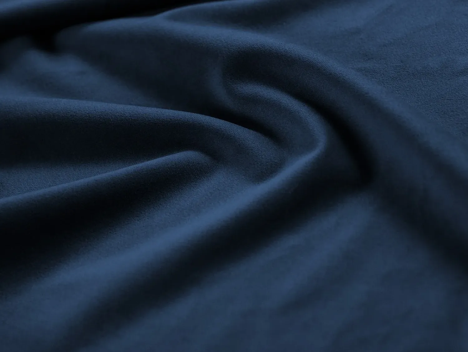 Sofá*Cosmopolitan Design - Sofá de canto direito panorâmico "Vienna" 7 lugares em veludo azul real - 330x235x95cm Azul escuro
