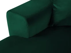 Outlet Cosmopolitan Design - Sofá panorâmico convertível em linha reta com caixa de arrumação 