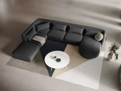 Sofá|Cosmopolitan Design - Sofá de canto panorâmico à esquerda