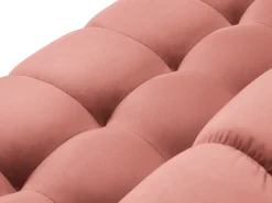 Online Cosmopolitan Design - Sofá "Bali" 2 lugares em veludo - 152x92x75cm Rosa
