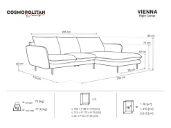 Sofá|Cosmopolitan Design - Sofá de canto direito