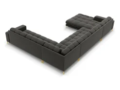 Cosmopolitan Design - Sofá de canto direito panorâmico 