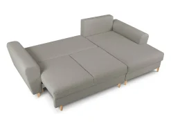 Cosmopolitan Design - Sofá convertível de canto direito com caixa de arrumação 