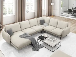 Sofá*Cosmopolitan Design - Sofá de canto direito panorâmico 