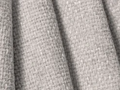 Clearance Cosmopolitan Design - Sofá "Tulum" 2 lugares em tecido chenille cinza claro - 180x90x70cm Cinzento claro