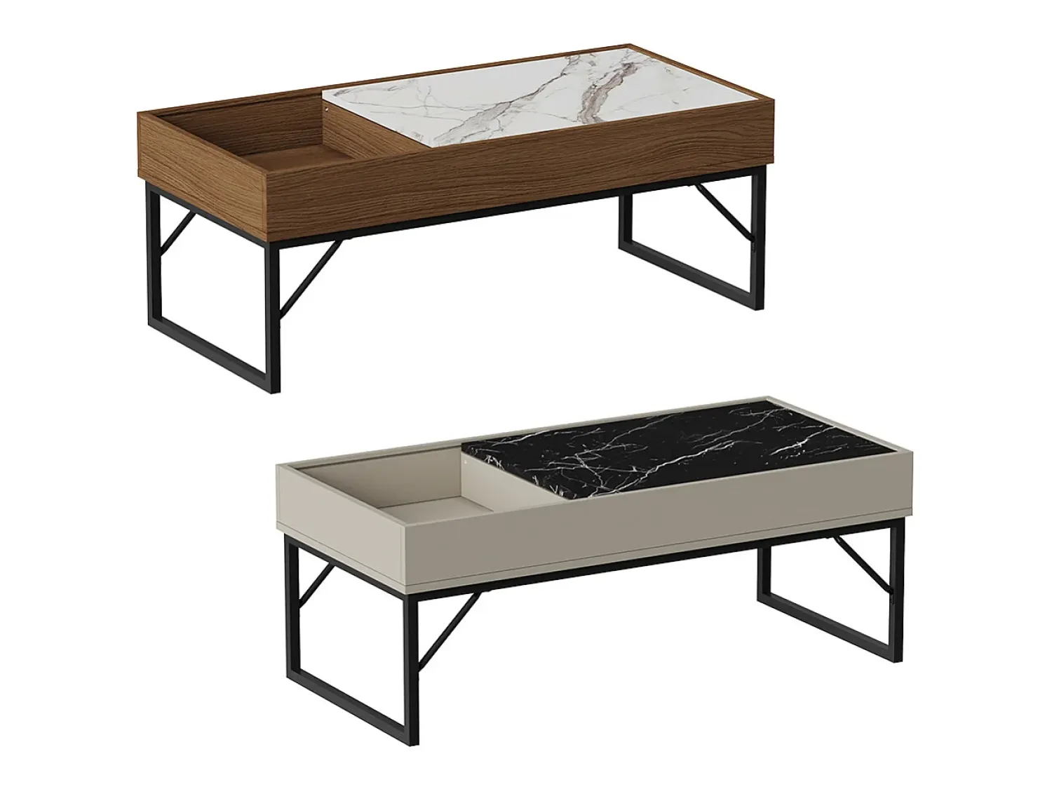 Vicco Couchtisch 105x50x40 lunero^ Mesa De Centro