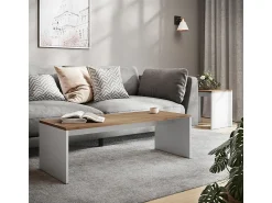 Hot Vicco Couchtisch-Set carvalho branco/dourado 100x48x40.4 donat Natural escuro