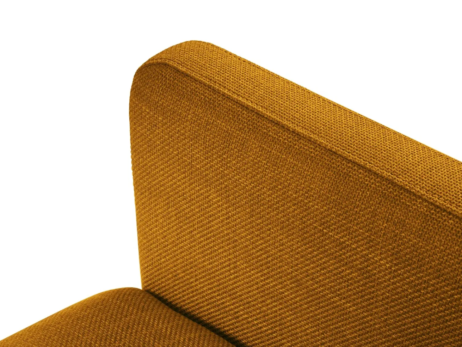 New CXL by Christian Lacroix - Sofá-cama "Yanis" 3 lugares em tecido estrutural - 202x102x80cm Dourado
